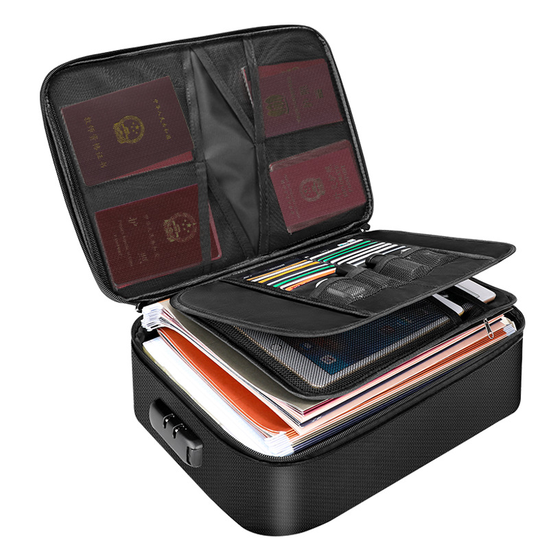 Fireproof & Waterproof Document Bag — Protect Your Most Important Papers