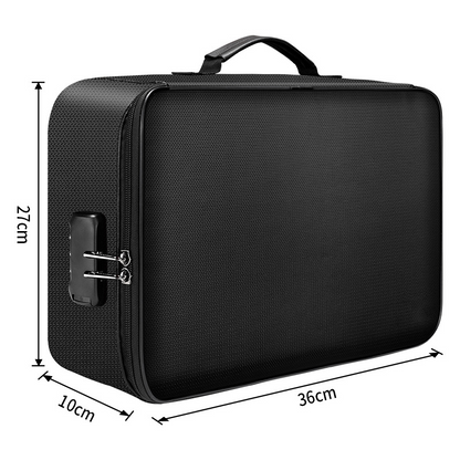 Fireproof & Waterproof Document Bag — Protect Your Most Important Papers